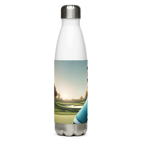 Beagle Golfer- Stainless Steel Water Bottle v2