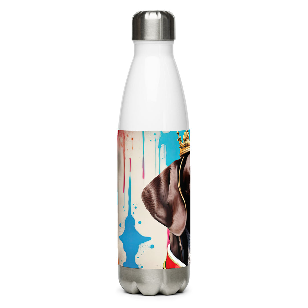 German Shorthaired Pointer- Stainless steel water bottle