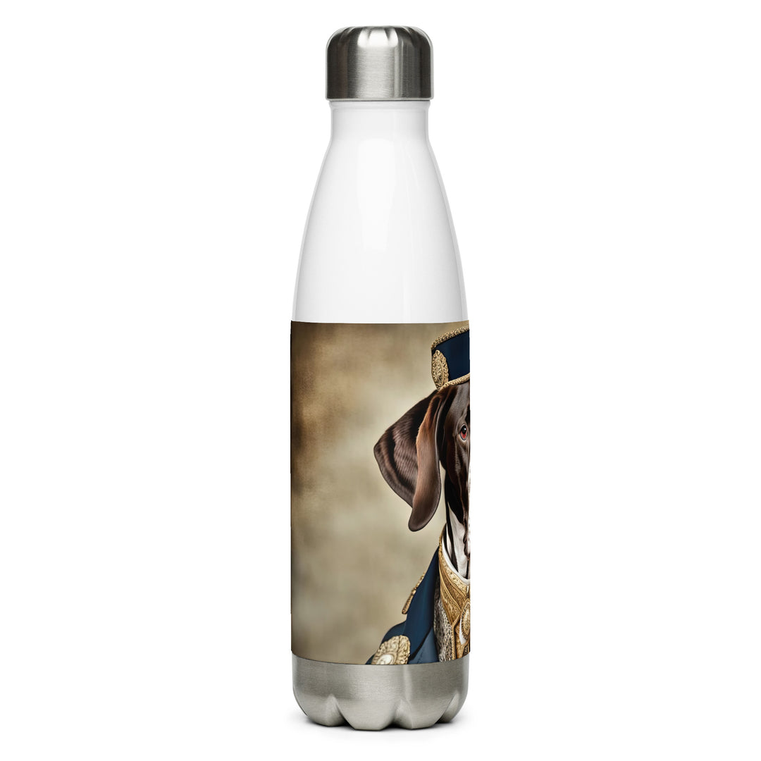 German Shorthaired Pointer- Stainless Steel Water Bottle v3