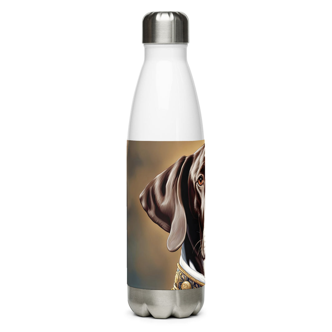 German Shorthaired Pointer- Stainless Steel Water Bottle v4