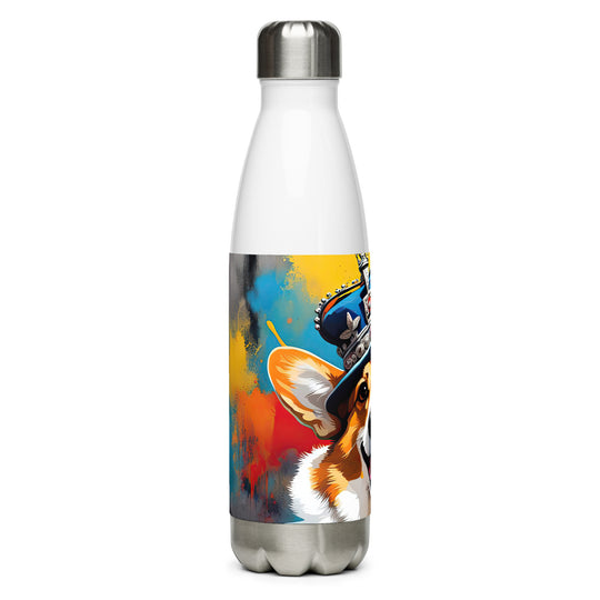 Pembroke Welsh Corgi- Stainless Steel Water Bottle v2