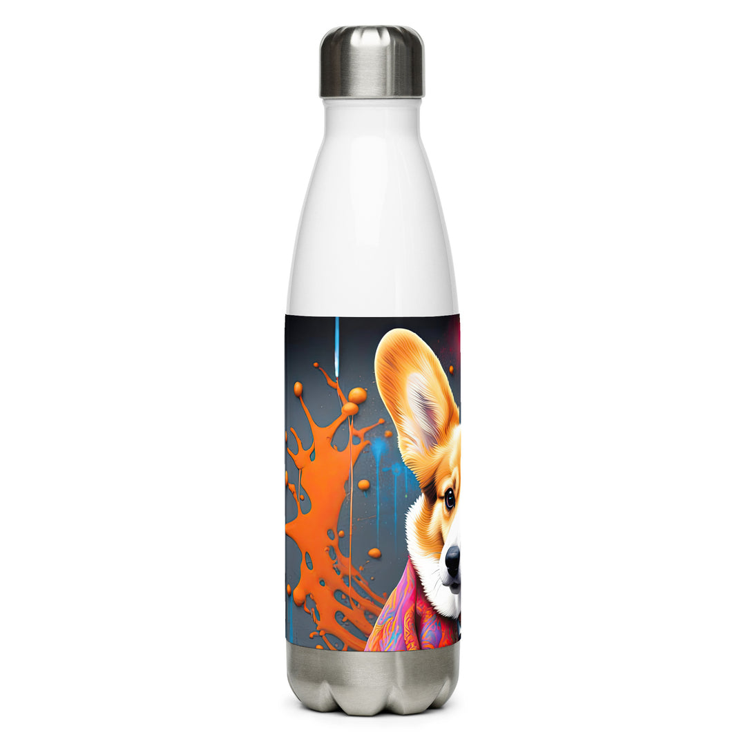 Pembroke Welsh Corgi- Stainless Steel Water Bottle v3