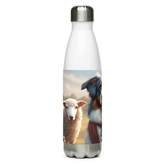 Australian Shepherd- Stainless steel water bottle v4