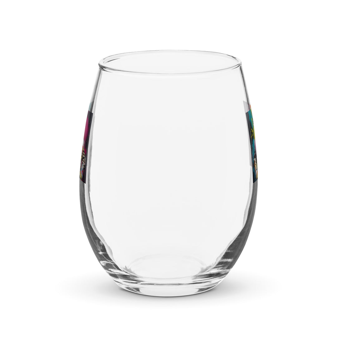 Bulldog- Stemless wine glass v3