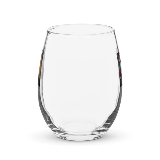 Bulldog- Stemless wine glass v4