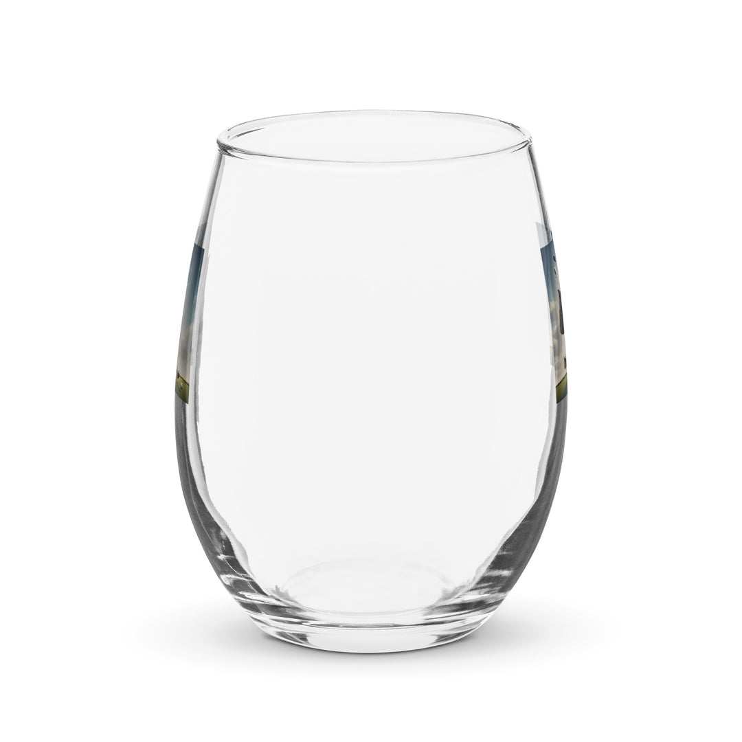 German Shepherd- Stemless wine glass v5