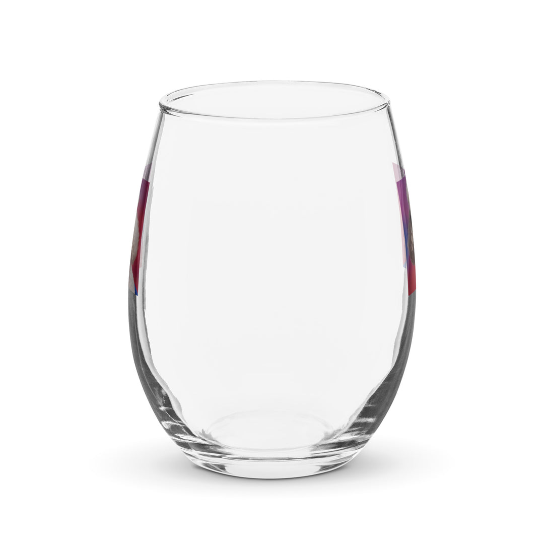 Poodle- Stemless Wine Glass