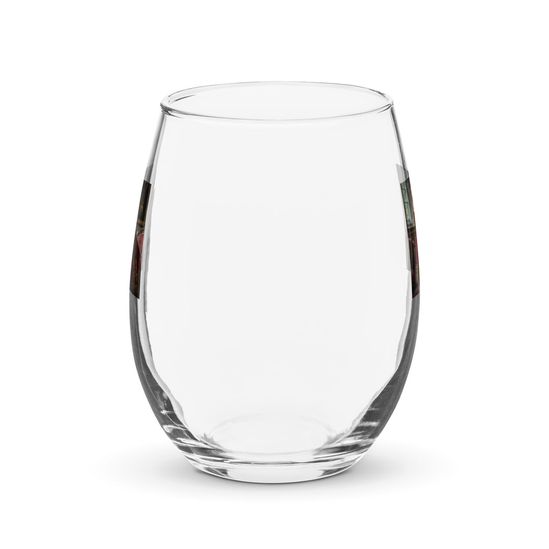 Golden Retriever- Stemless wine glass v3