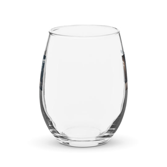 Rottweiler- Stemless wine glass v4