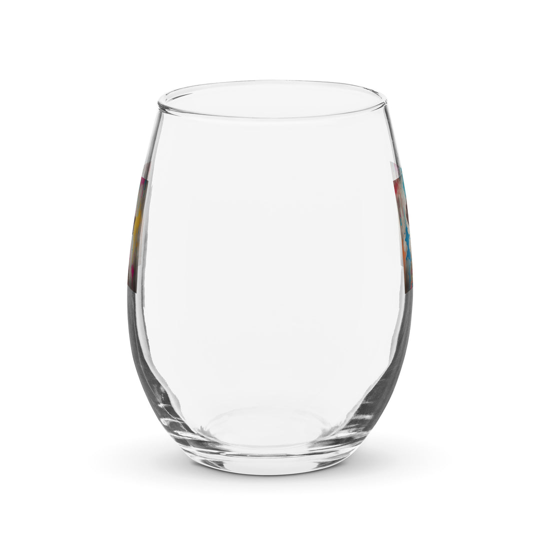 German Shorthaired Pointer- Stemless wine glass