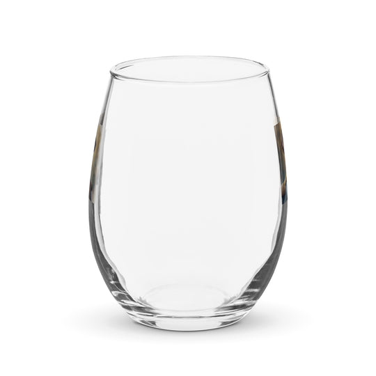 German Shorthaired Pointer- Stemless wine glass v4