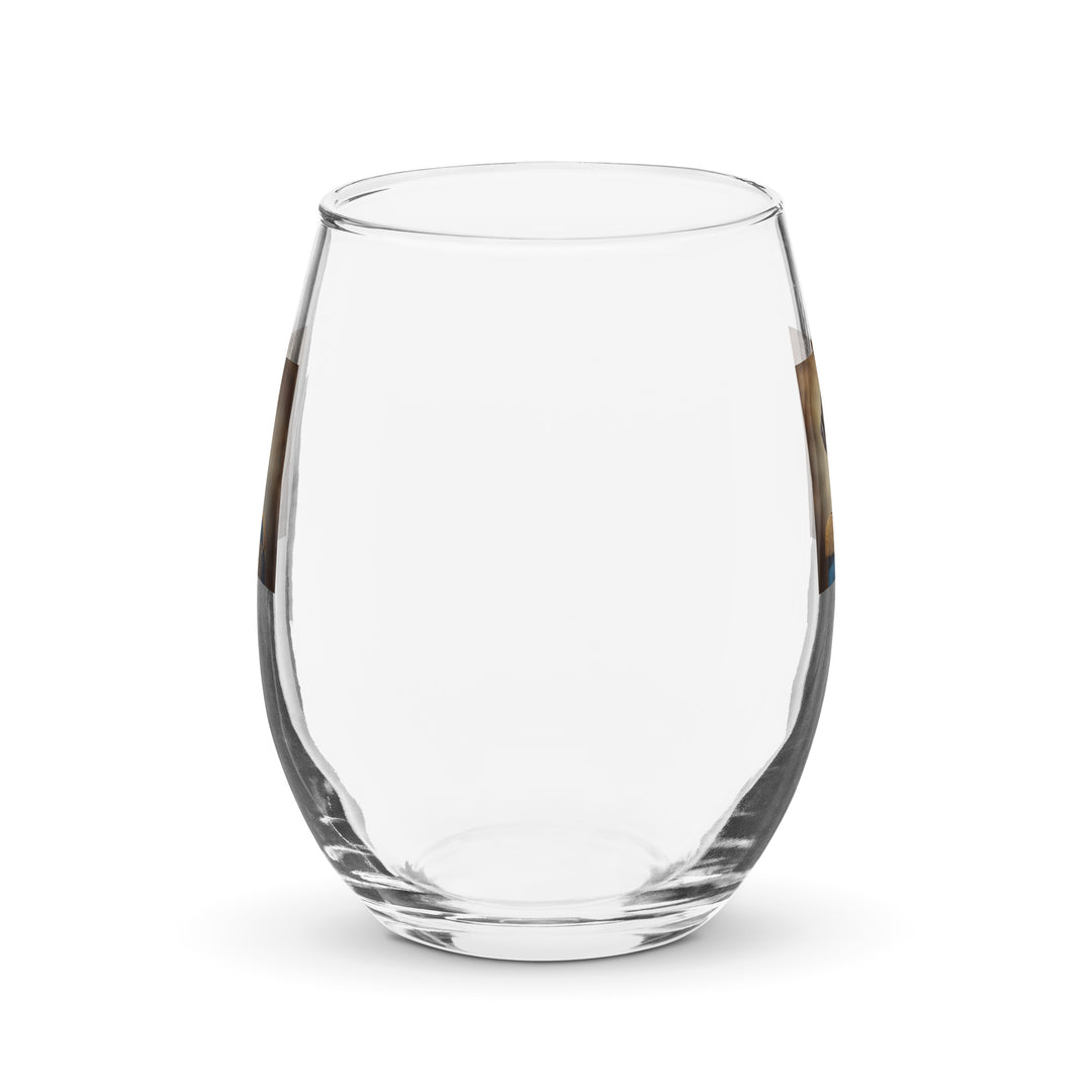 German Shorthaired Pointer- Stemless wine glass v2