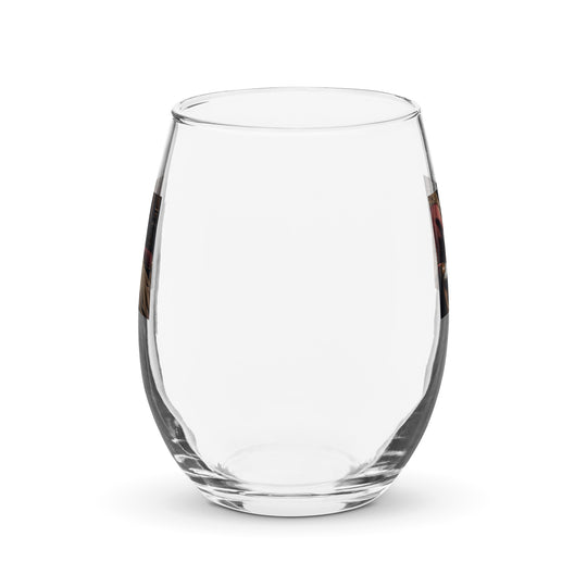 Pembroke Welsh Corgi- Stemless wine glass