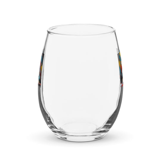 Pembroke Welsh Corgi- Stemless wine glass v2