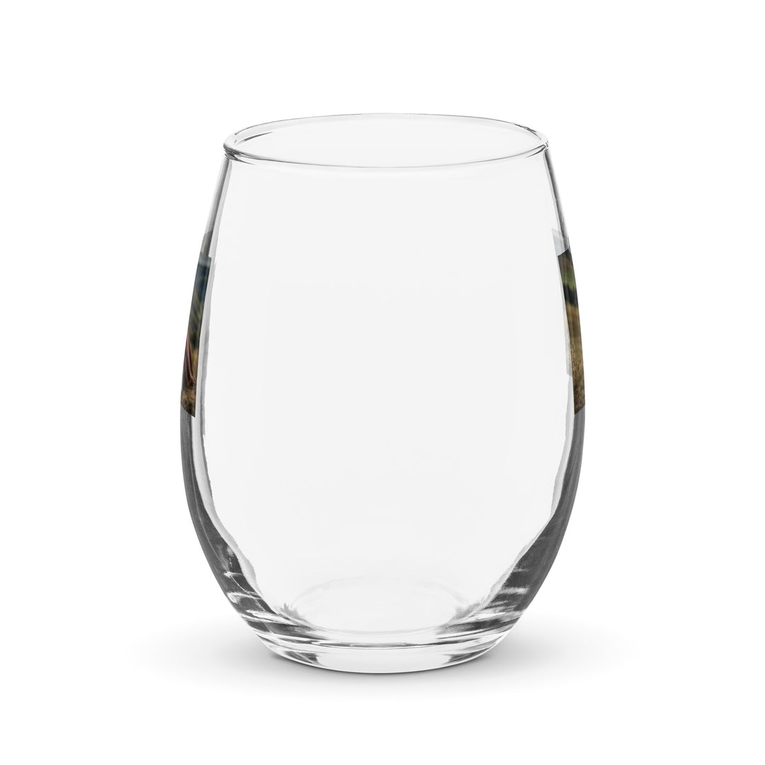 Pembroke Welsh Corgi- Stemless wine glass v4