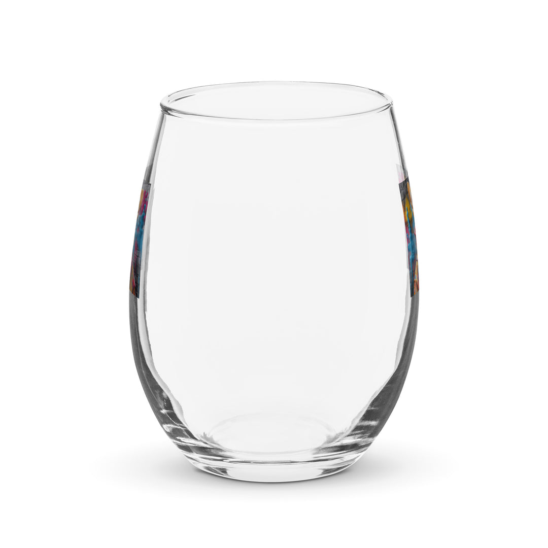 Pembroke Welsh Corgi- Stemless wine glass v5