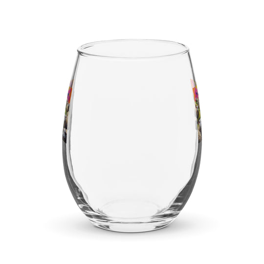 Australian Shepherd- Stemless wine glass v2