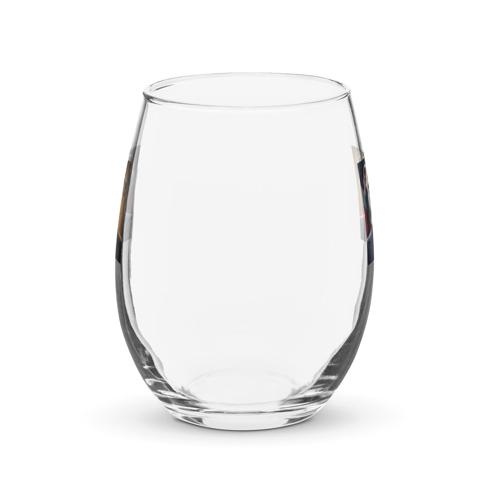 Bulldog- Stemless wine glass v4