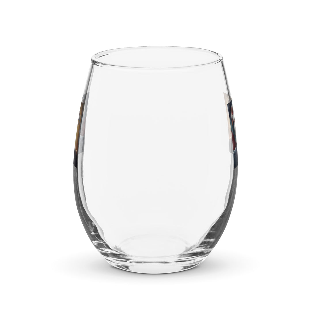 Bulldog- Stemless wine glass v4