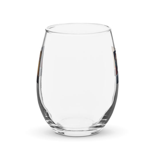 Bulldog- Stemless wine glass v4