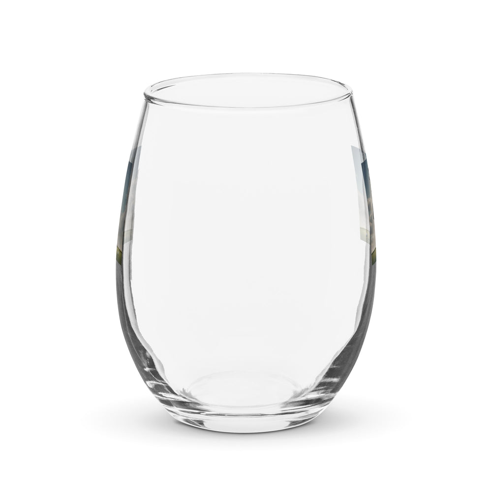 German Shepherd- Stemless wine glass v5