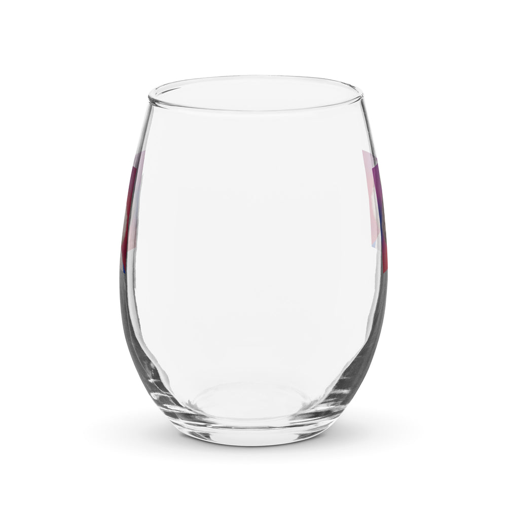 Poodle- Stemless Wine Glass