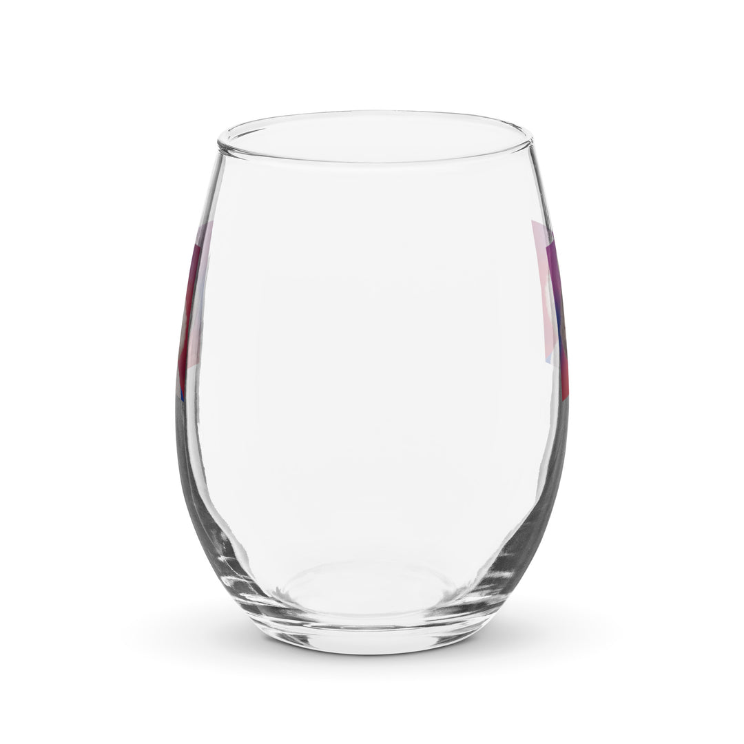 Poodle- Stemless Wine Glass