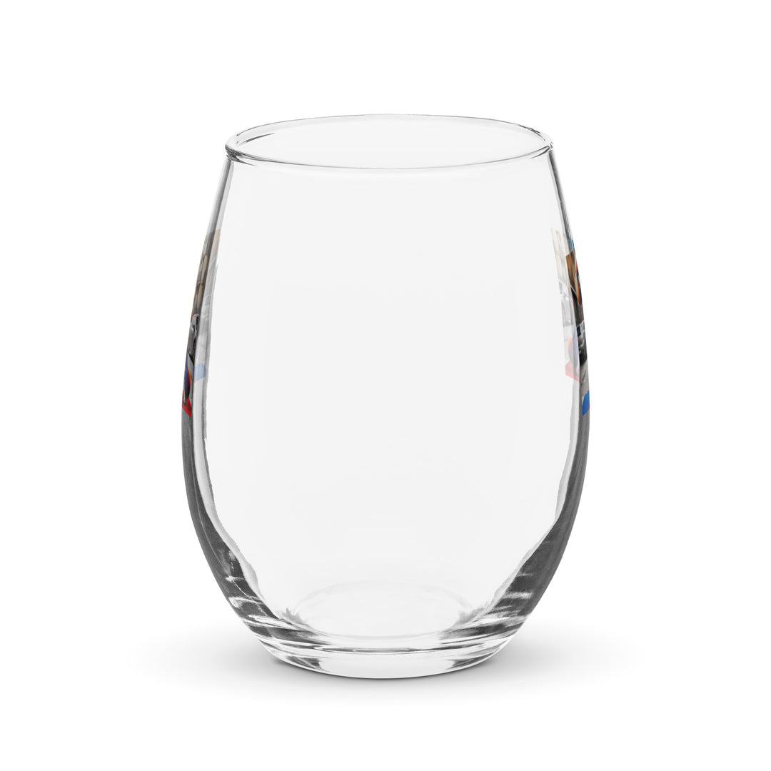 Poodle- Stemless Wine Glass v2