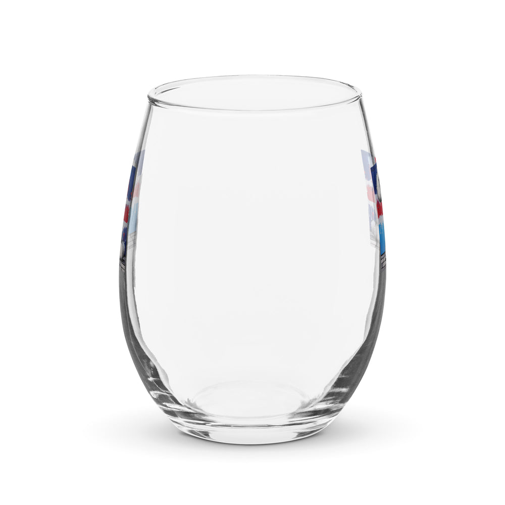Poodle- Stemless Wine Glass v3