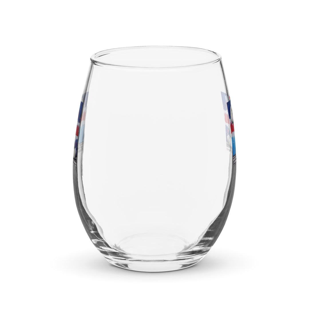 Poodle- Stemless Wine Glass v3