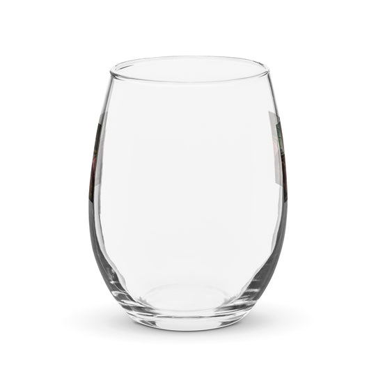 Golden Retriever- Stemless wine glass v3