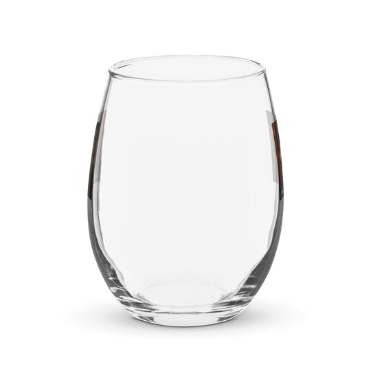 Golden Retriever- Stemless wine glass v5