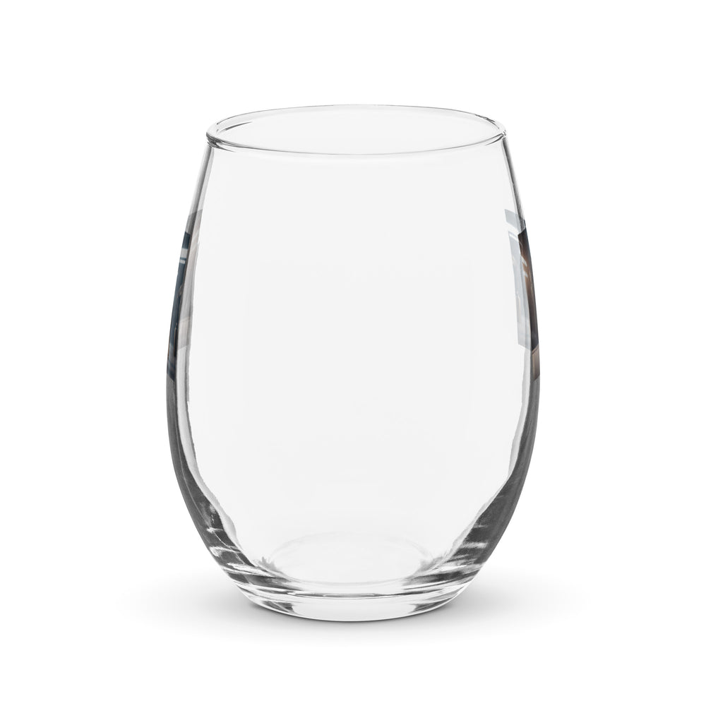 Rottweiler- Stemless wine glass v4