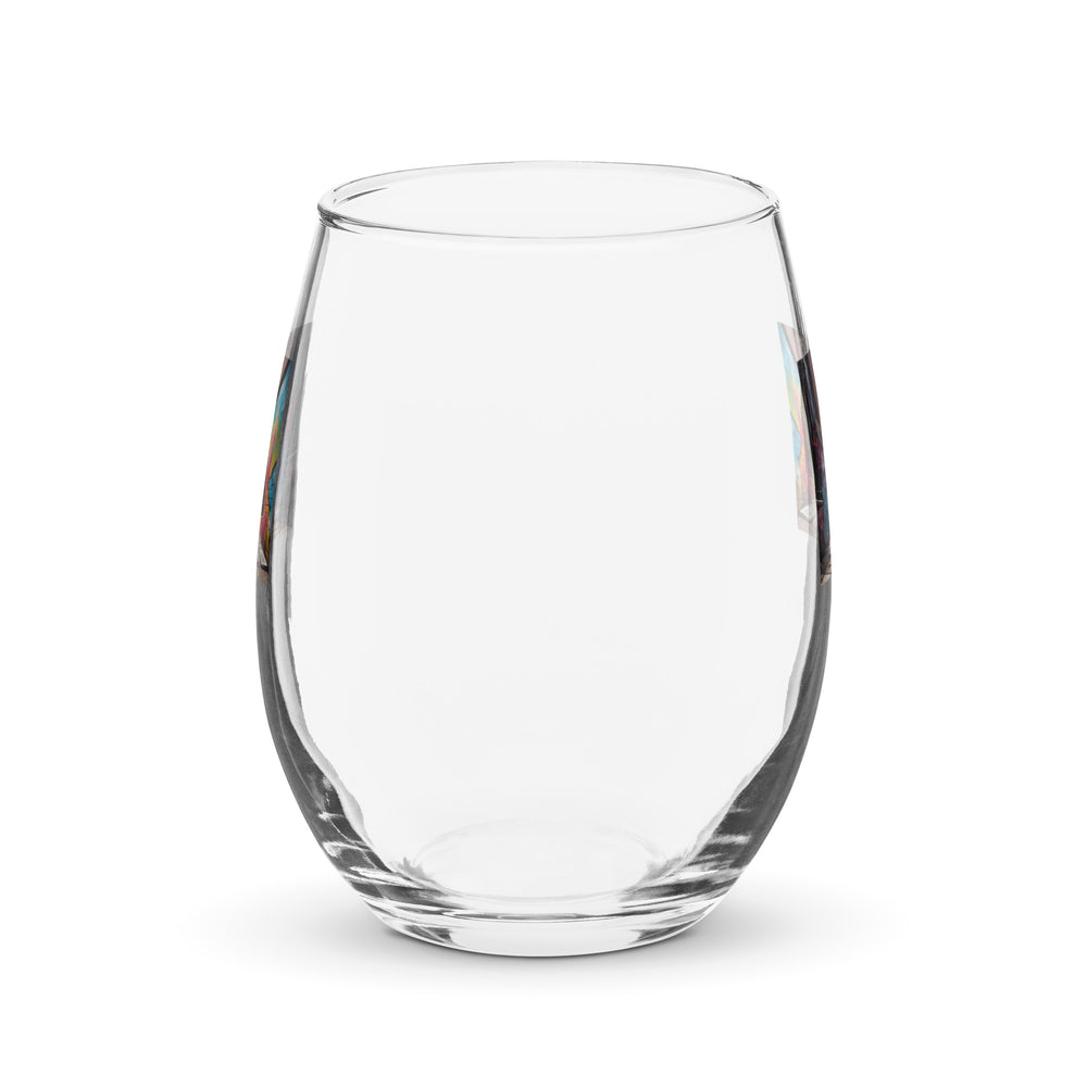 Rottweiler- Stemless wine glass v5