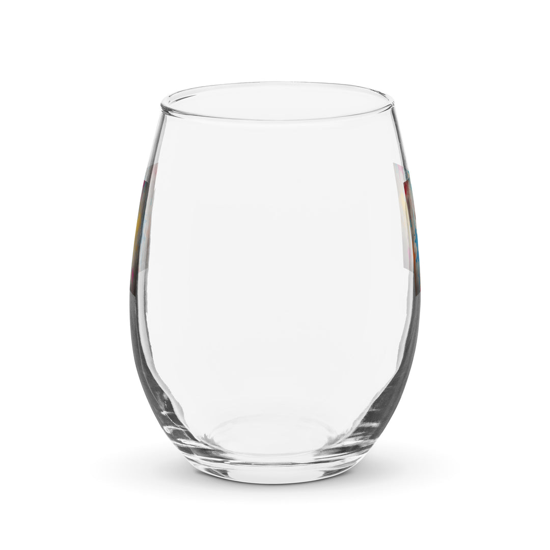 German Shorthaired Pointer- Stemless wine glass