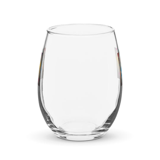 German Shorthaired Pointer- Stemless wine glass