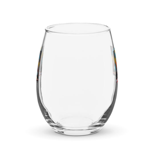Pembroke Welsh Corgi- Stemless wine glass v2