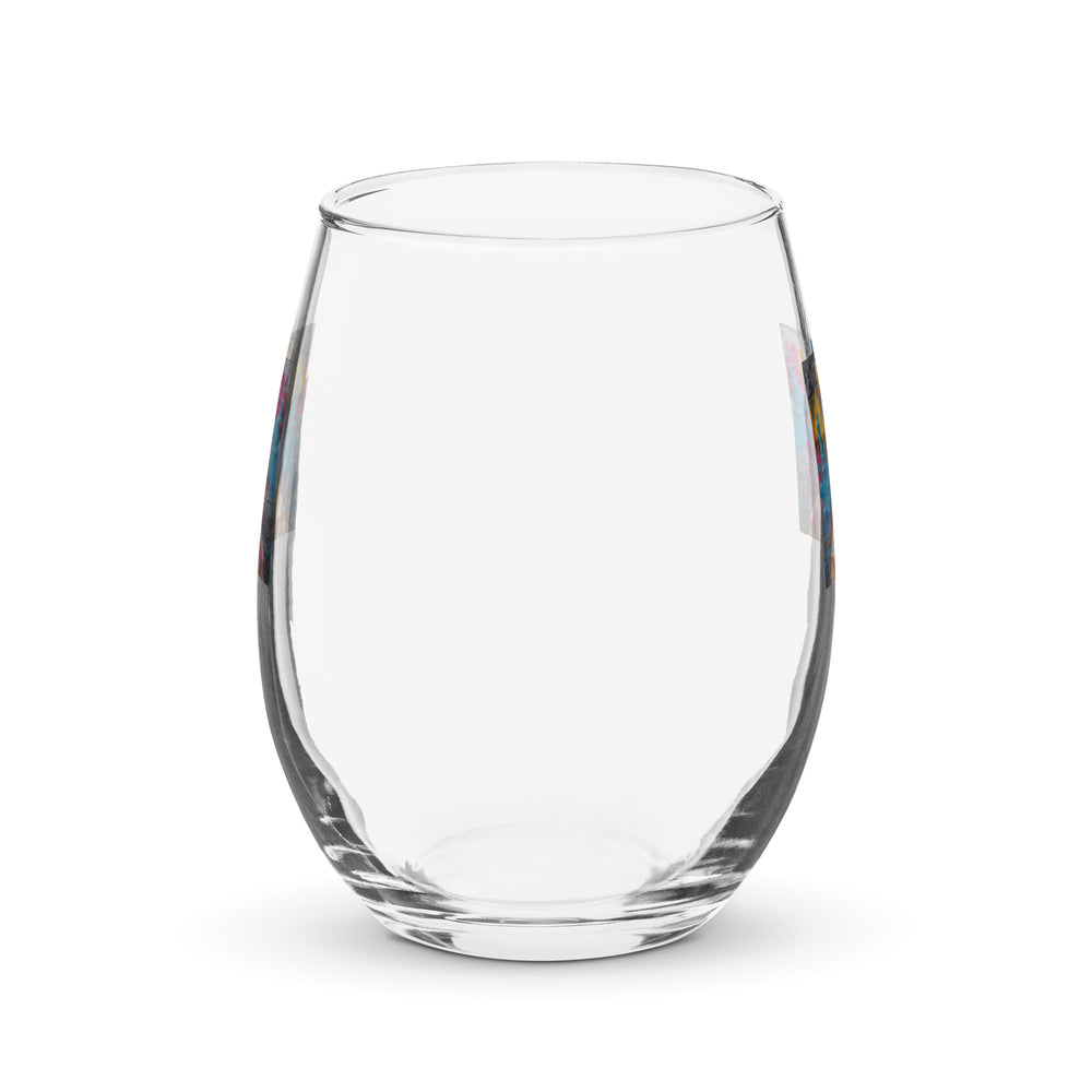 Pembroke Welsh Corgi- Stemless wine glass v5