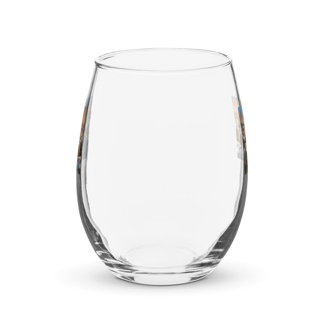 Australian Shepherd- Stemless wine glass