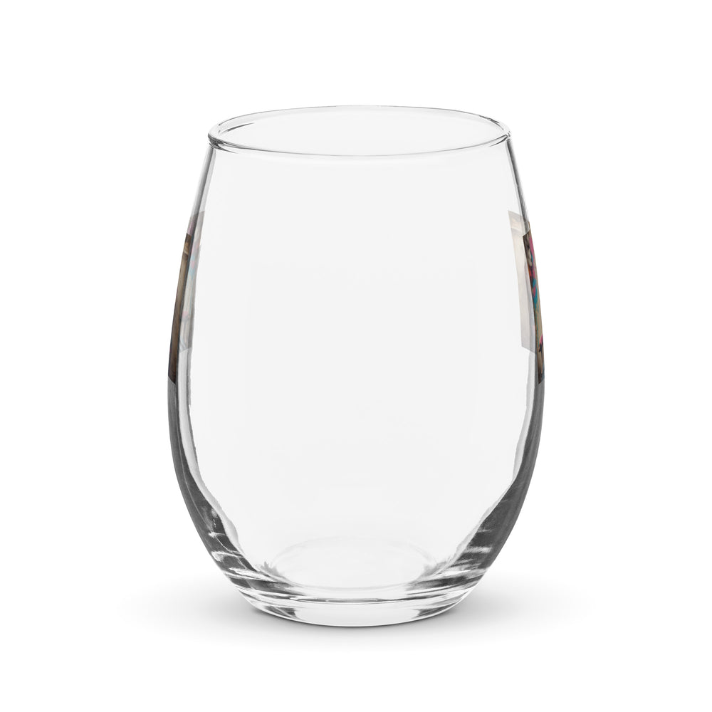 Yorkshire Terrier- Stemless wine glass v3