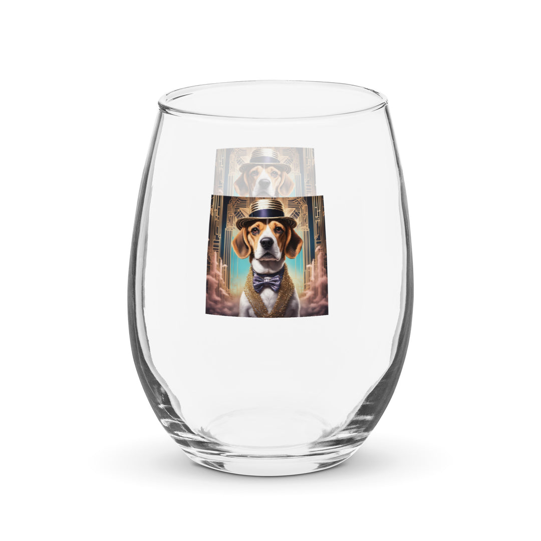 Beagle- Stemless wine glass v2