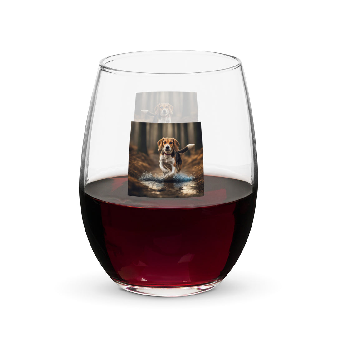 Beagle- Stemless wine glass v3