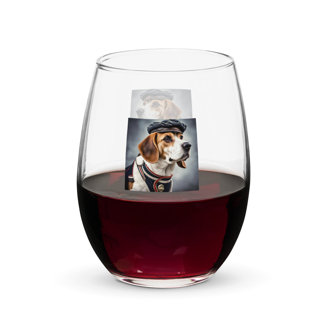 Beagle- Stemless wine glass v4