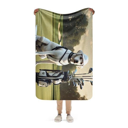 Sherpa blanket-Labrador Retriever Golfer V6