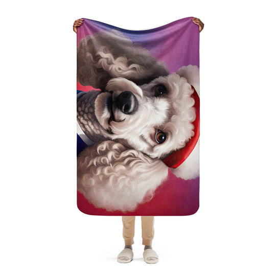 Poodle- Sherpa blanket