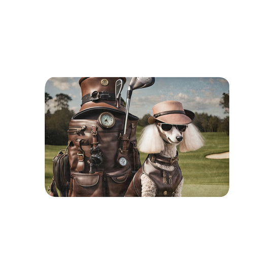 Poodle Golfer- Sherpa blanket v3