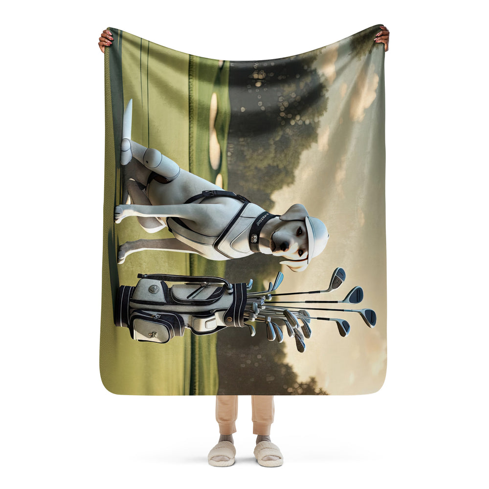 Sherpa blanket-Labrador Retriever Golfer V6