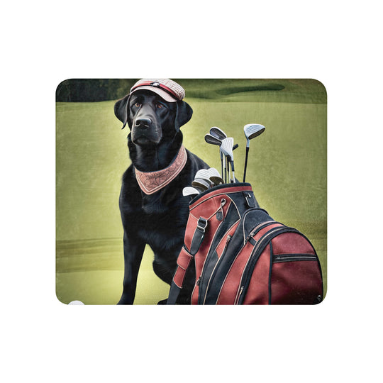 Golden Retriever Golfer- Sherpa blanket v2