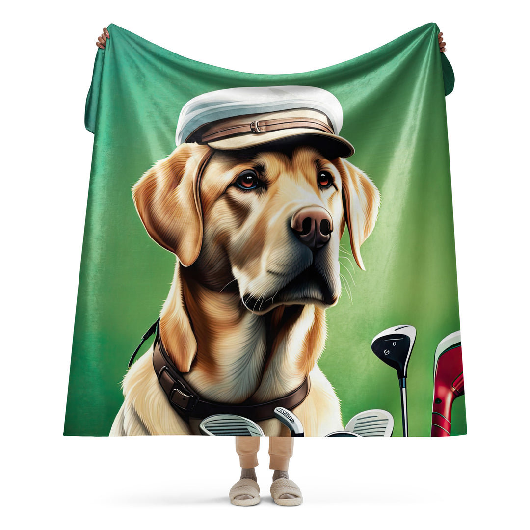 Sherpa blanket-Labrador Retriever Golfer V3