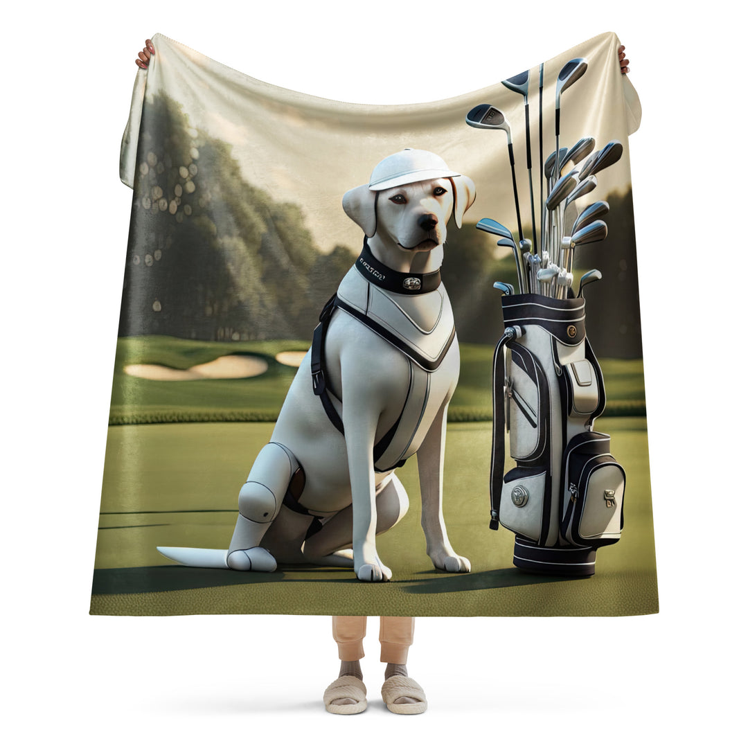 Sherpa blanket-Labrador Retriever Golfer V6